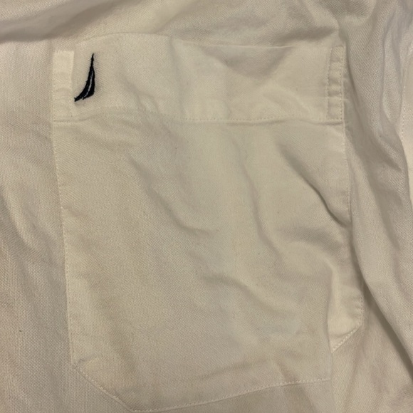 Nautica men’s classic fit ocean washed button down shirt size 16.5 - Picture 3 of 6